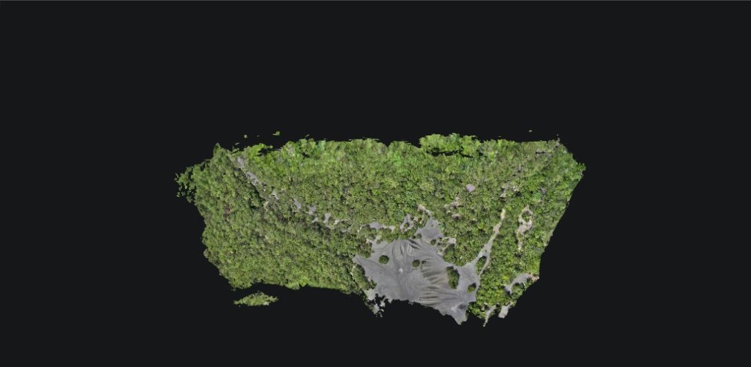 Preview of the Mocanaqua Loop Trail terrain model