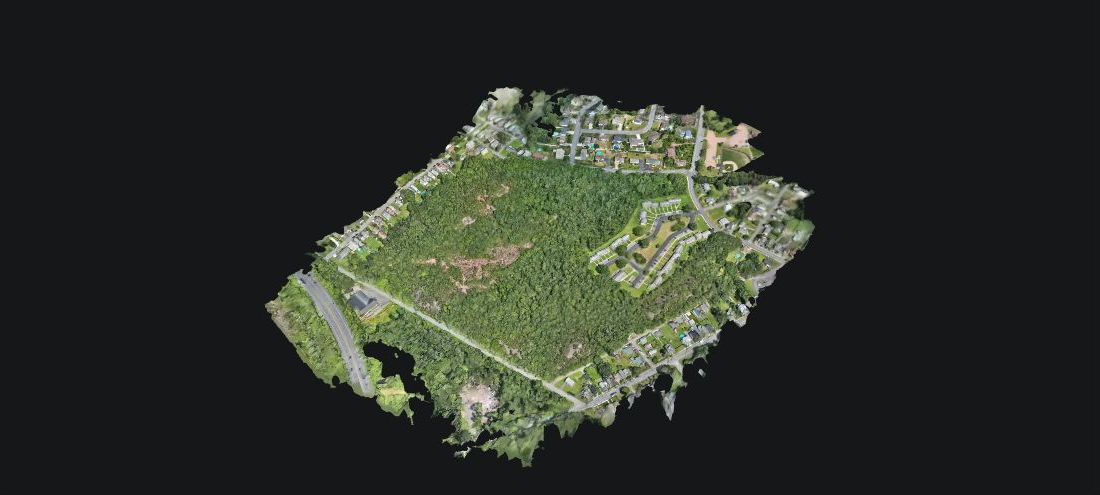 Preview of the Throop site photogrammetry model